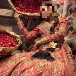 Ayesha’s Opulent Deep Rose Party Dress 3