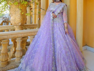 Ayesha’s Pastel Lavender Wedding Dress