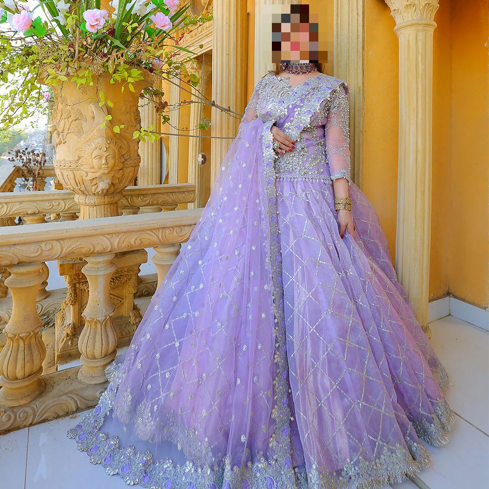 Ayesha’s Pastel Lavender Wedding Dress Ayesha’s Pastel Lavender Wedding Dress