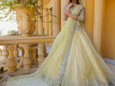 Ayesha’s Pastel Yellow Wedding Dress