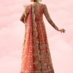 Ayesha’s Peach Coral Wedding Dress 1
