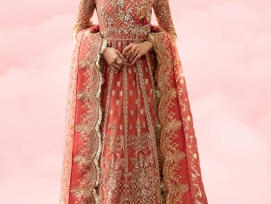 Ayesha’s Peach Coral Wedding Dress