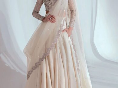 Ayesha’s Pearl White Party Dress