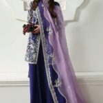 Ayesha's Plum Lavender Party Dress 2