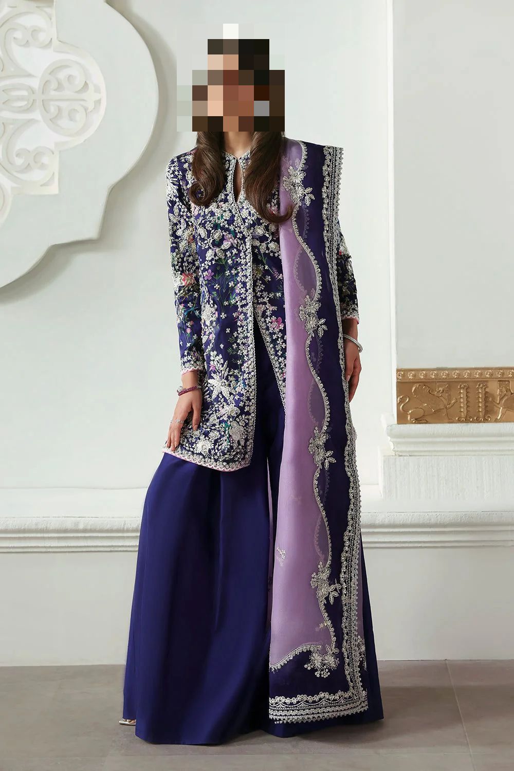 Ayesha's Plum Lavender Party Dress Ayesha's Plum Lavender Party Dress