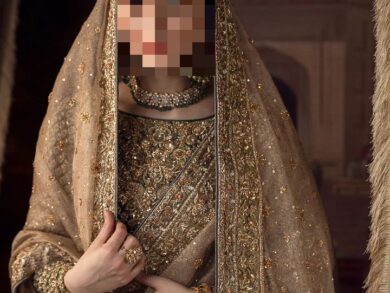 Ayesha’s Poised Bronze Taupe Bridal Dress 2