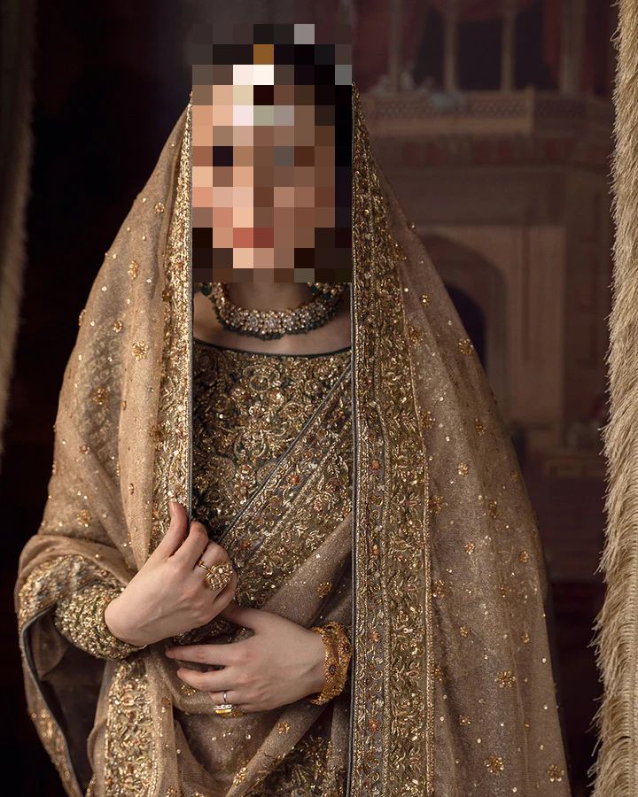 Ayesha’s Poised Bronze Taupe Bridal Dress 2 Ayesha’s Poised Bronze Taupe Bridal Dress 2