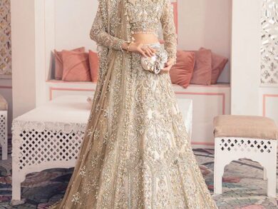 Ayesha’s Radiant Warm Ivory Gold Bridal Dress Ayesha’s Radiant Warm Ivory Gold Bridal Dress