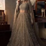 Ayesha’s Regal Beige Gold Party Dress 2