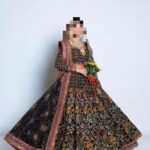 Ayesha’s Regal Black & Gold Party Dress 3