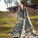 Ayesha’s Regal Emerald Green Bridal Dress 1