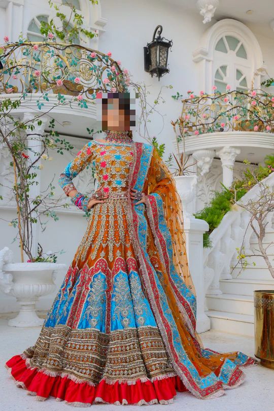 Ayesha’s Royal Purple & Antique Gold Wedding Dress Ayesha’s Royal Purple & Antique Gold Wedding Dress