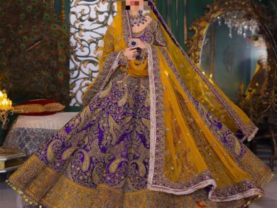 Ayesha’s Royal Purple & Mustard Wedding