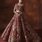 Ayesha’s Royal Wine Bridal Dress 1