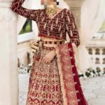 Ayesha’s Ruby Maroon Bridal Dress 1