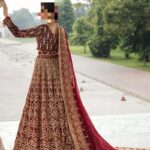 Ayesha’s Ruby Maroon Bridal Dress
