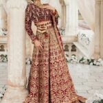 Ayesha’s Ruby Maroon Bridal Dress 2