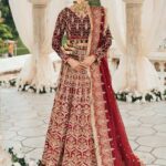 Ayesha’s Ruby Maroon Bridal Dress 3