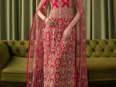 Ayesha’s Ruby Red Party Dress