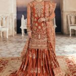 Ayesha’s Rust Orange Party Dress