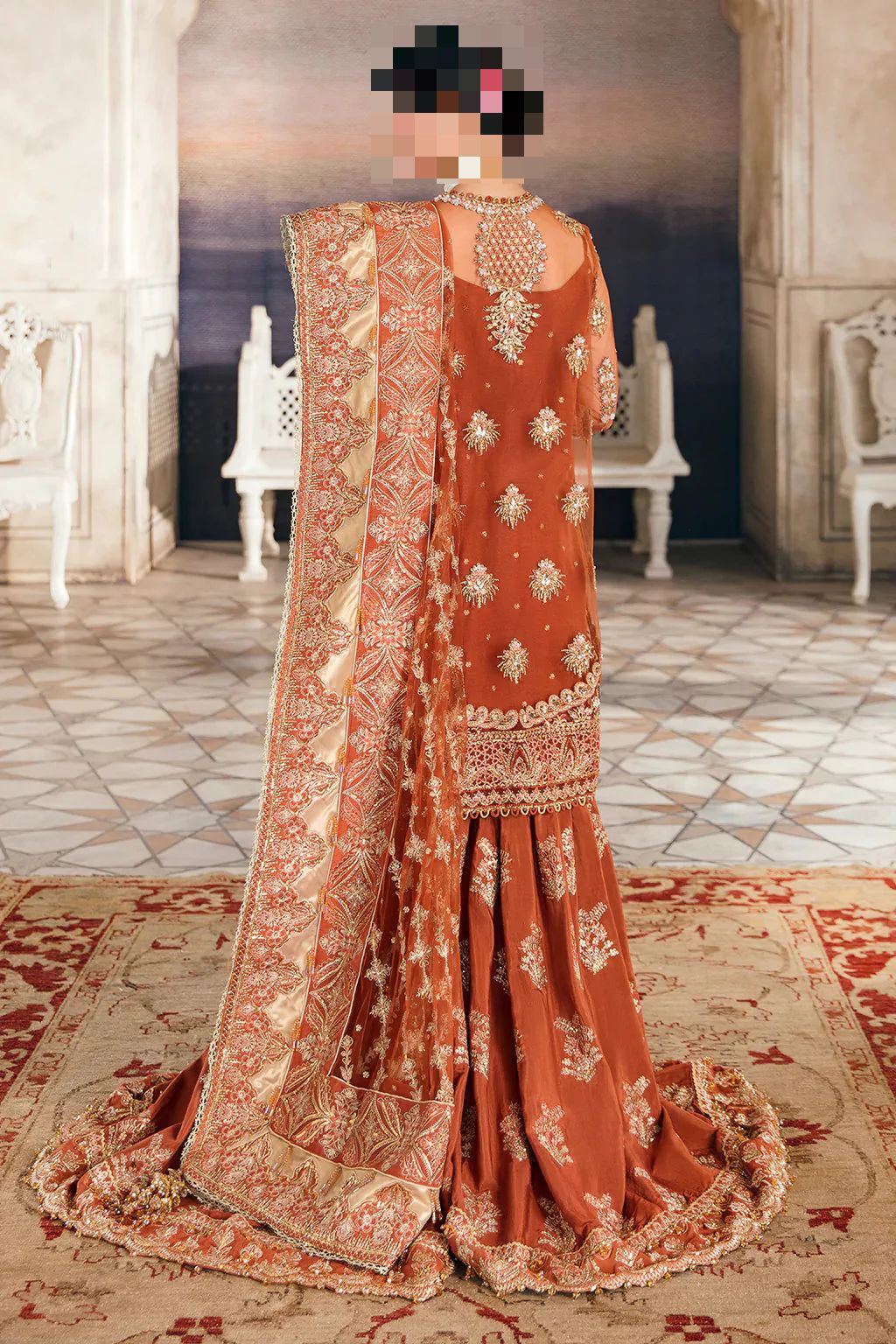 Ayesha’s Rust Orange Party Dress 2 Ayesha’s Rust Orange Party Dress 2