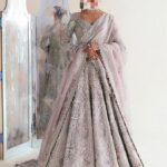 Ayesha’s Silver Grey Party Dress