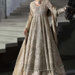 Ayesha’s Soft Beige Gold Bridal Dress