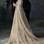 Ayesha’s Soft Beige Gold Bridal Dress 2