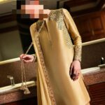 Ayesha’s Soft Marigold Party Dress