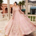 Ayesha's Soft Peach Party Dress