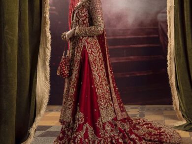 Ayesha’s Timeless Bridal Maroon Bridal Dress 1