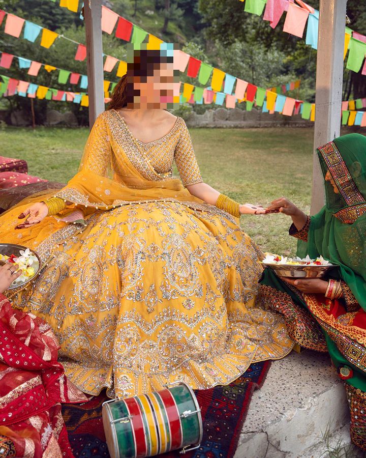 Ayesha’s Vibrant Marigold Yellow Bridal Dress 2 Ayesha’s Vibrant Marigold Yellow Bridal Dress 2