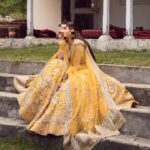 Ayesha’s Vibrant Marigold Yellow Bridal Dress 3