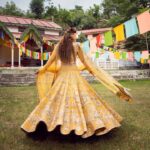Ayesha’s Vibrant Marigold Yellow Bridal Dress 4