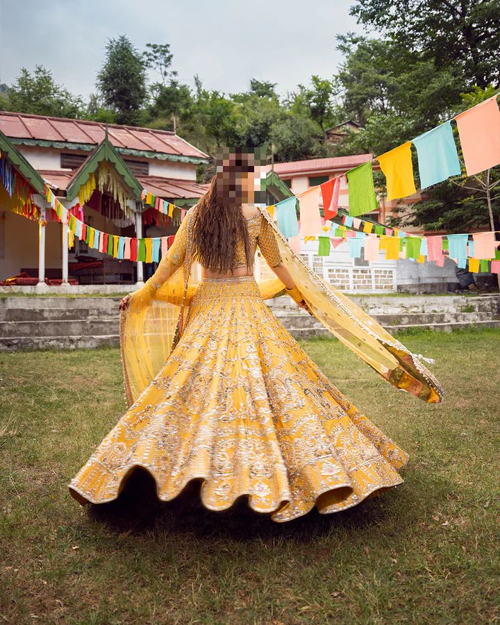 Ayesha’s Vibrant Marigold Yellow Bridal Dress 4 Ayesha’s Vibrant Marigold Yellow Bridal Dress 4