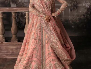 Ayesha’s Vintage Blush Bridal Dress Ayesha’s Vintage Blush Bridal Dress