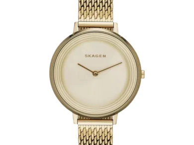 Bold Skagen Ditte Gold Mesh Watch — 053