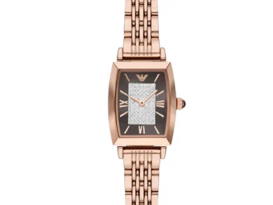 Elegant Emporio Armani Rose Gold Watch — 045