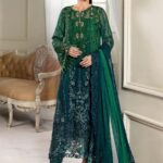 Ayesha’s Deep Jade Evening Party Dress 3