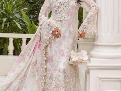 Ayesha’s Ivory Blossom Party Dress