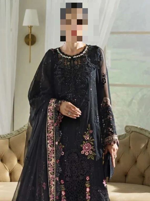 Ayesha’s Midnight Noir Party Dress Ayesha’s Midnight Noir Party Dress