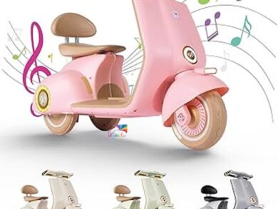 Dynamic Vespa Rechargeable Ride-On Bike 2