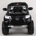 Kids electric ride on car toy with lights and sound features