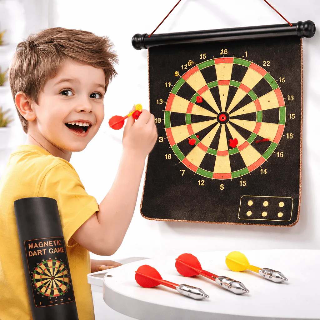 Roll-Up Dart Board Set with Soft Darts 1 Roll-Up Dart Board Set with Soft Darts 1