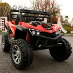 Trailblazing Electric Jeep for Two Kids