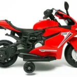 🔥 Rechargeable Fire Print Ride-On Bike with Light and Sound 1