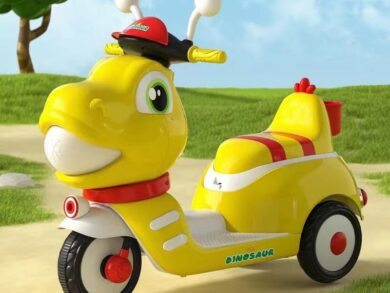 🛴 Roaring 6V Dino Electric Rechargeable Scooter for Kids