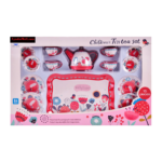 BloomPetal Flower Tea Set Red 15-Pieces – 998-10