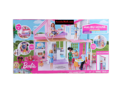 MalibuCharm Barbie Malibu House Dollhouse – FXG57