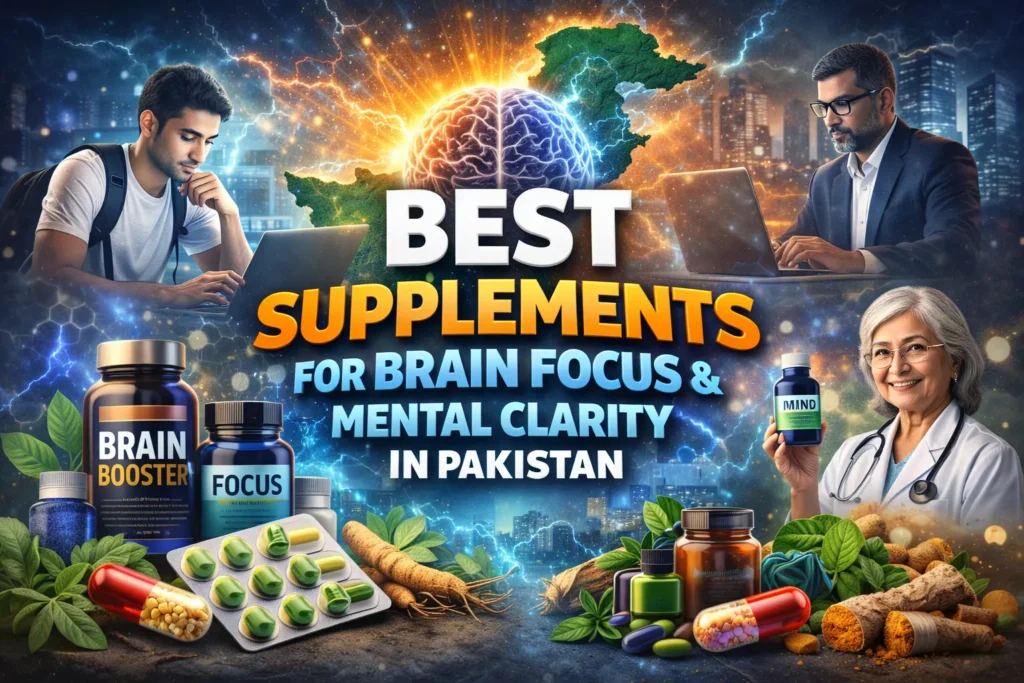 Best Supplements for Brain Focus & Mental Clarity in Pakistan